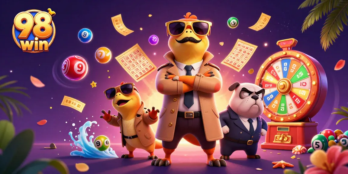 Experience the excitement of 98 win at a vibrant casino with dynamic gaming elements.