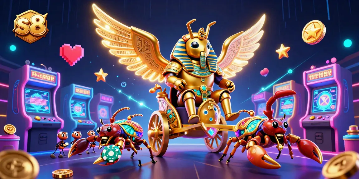 Experience the thrilling world of online gaming at s8, featuring a vibrant, rich scene of gambling action.