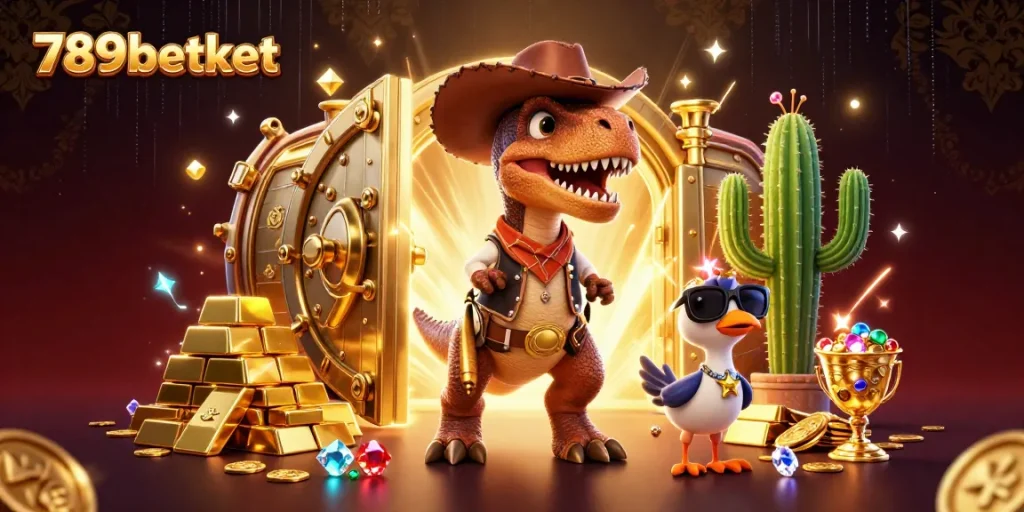 Experience immersive gameplay at 789betket with vibrant characters and dynamic casino elements.
