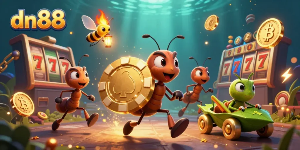 Win big at dn88 with the heist of golden poker chips in an exciting casino adventure.